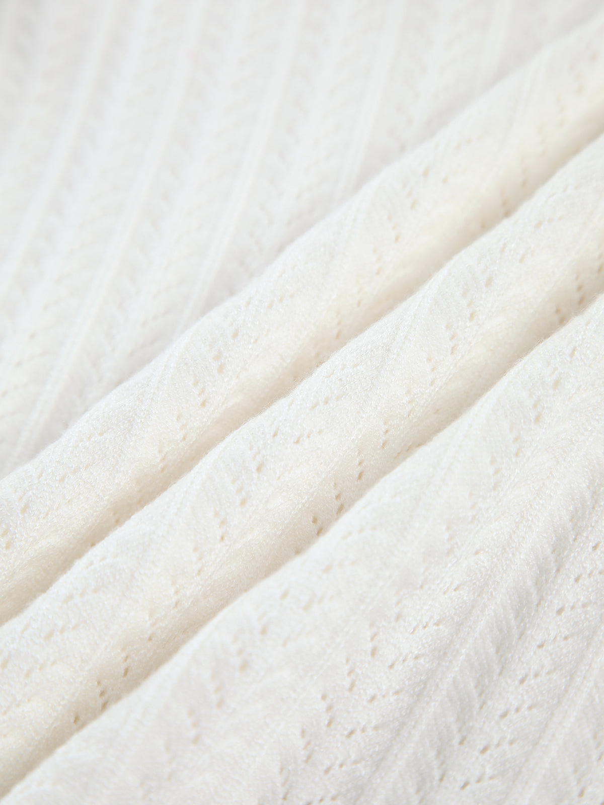 Lettuce Trim Square Neck Knit Top