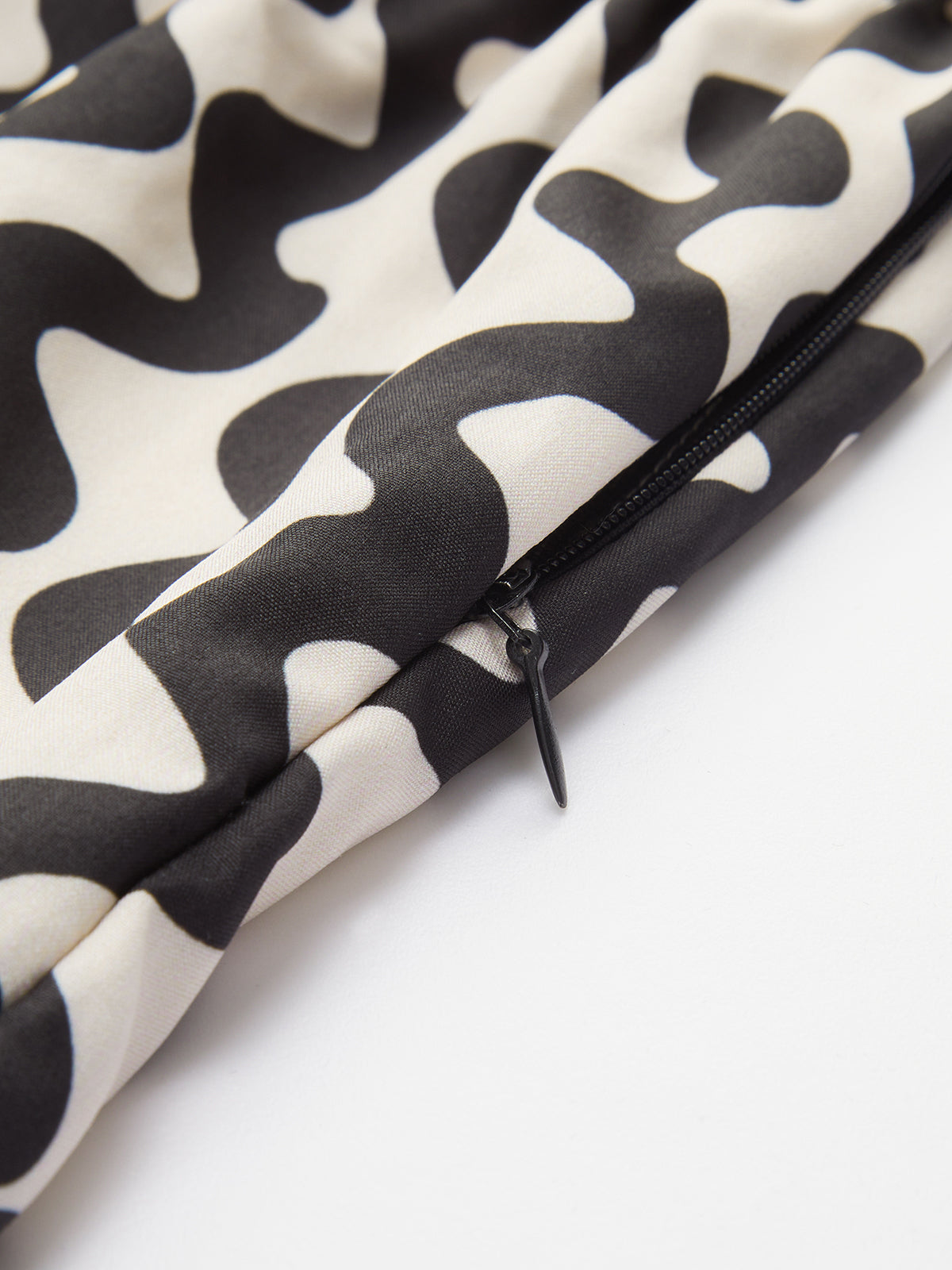 Print Zip Cami Long Dress