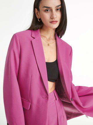 Solid Colored Essential Blazer