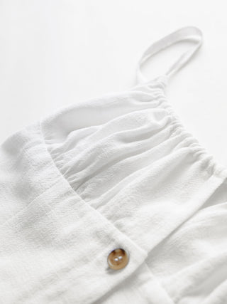 Darling Linen Plain Mini Dress