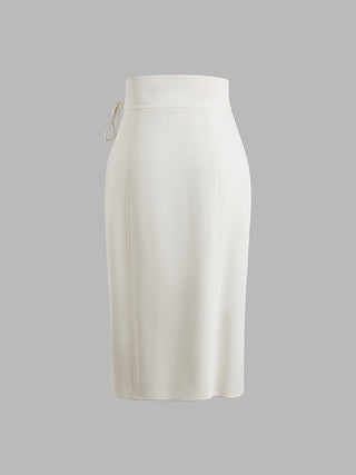 Isla Ivory Midi Skirt