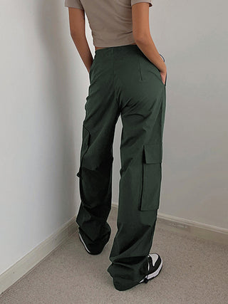 Boho Cargo Parachute Pants