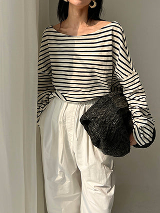 Leisure Stripe Long Sleeve Shirt