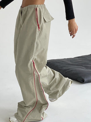 Side Zippered Cargo Pants