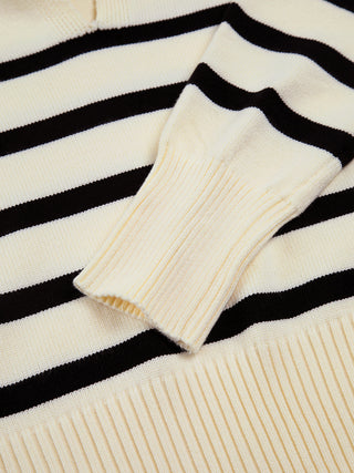 In Heaven Stripe Collared Sweater