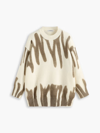 Creamy Latte Colorblock Sweater