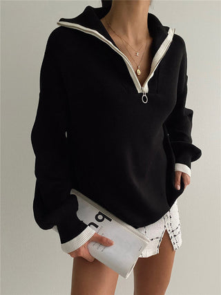 Under The Influence Collared Sweater