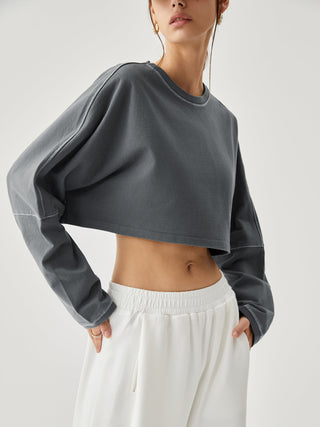 Living Easy Crop Sweatshirt