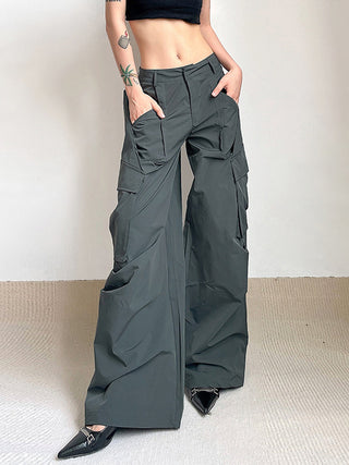 Solo Ovesized Cargo Parachute Pants