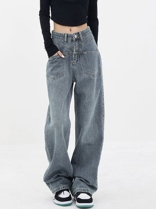 Baddie Baggy Wide Leg Boyfriend Jeans