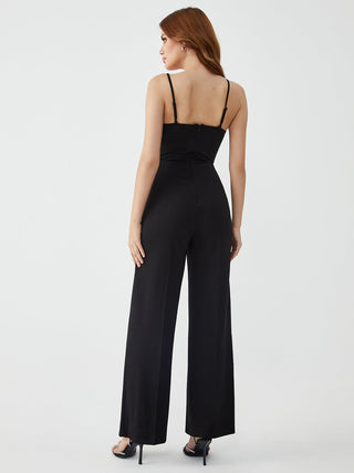 Corset Mesh Cami jumpsuit