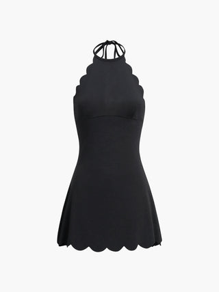 Likely Scalloped Hem Dress