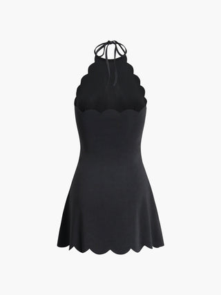 Likely Scalloped Hem Dress