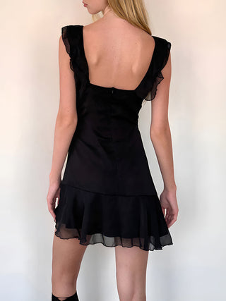 Ruffle Cami Short Dress