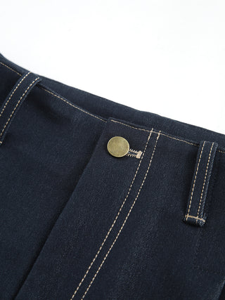 Casual Dark Denim Jeans