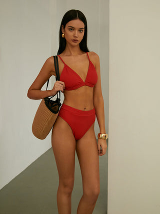 Summer Passion Ribbed Bikini Set