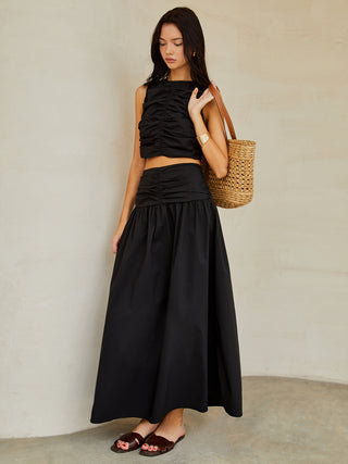 Pleated Skirt Set