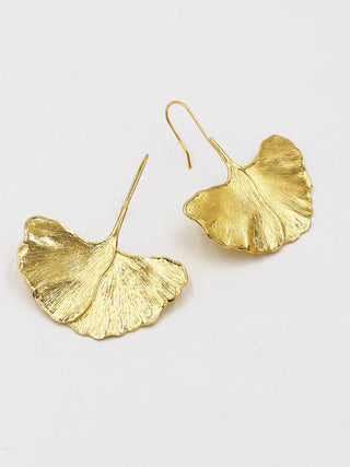 Ginkgo Leaf Earrings