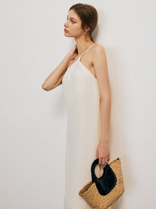 Asymmetrical Off-Shoulder Long Dress