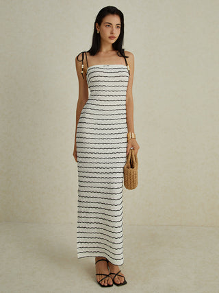 Stripe Cami Long Dress