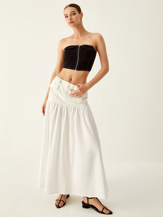 Leisure Pockets Maxi Skirt