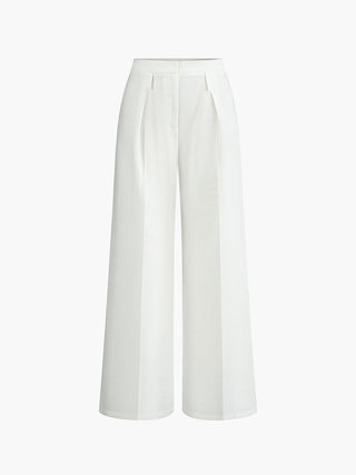 Minimalist Linen Two Piece Pants Set