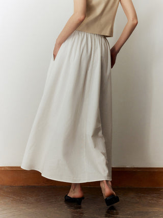 Cotton & Linen Maxi Skirt