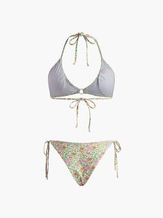 Ditsy Floral Adjustable Bikini Set