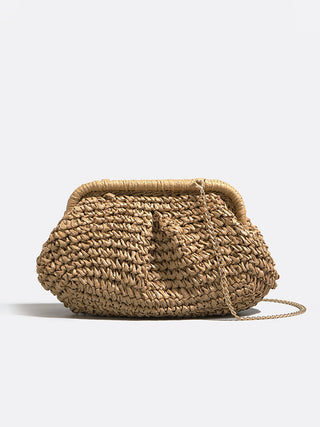 Straw Clutch Bag