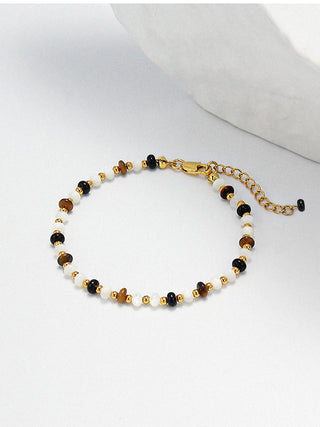 Tiger Eye Stone Beaded Bracelet