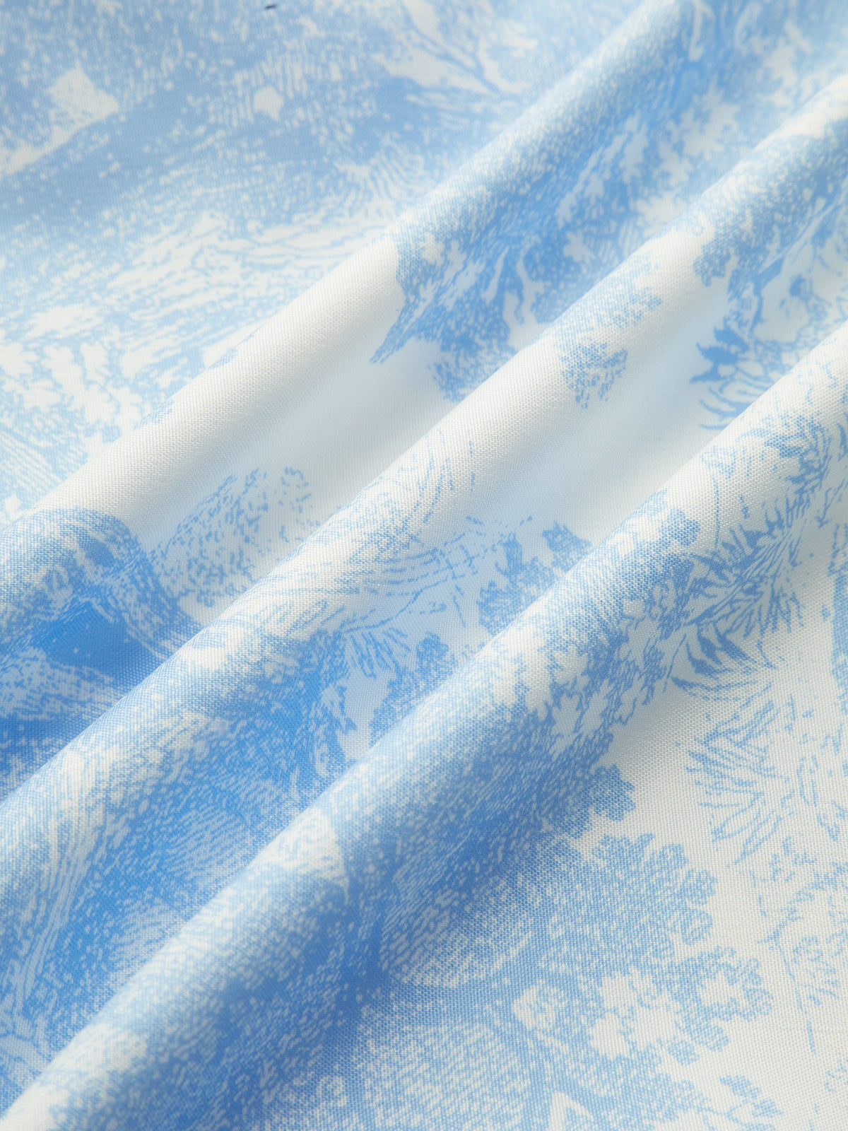 Print Button Shorts Set